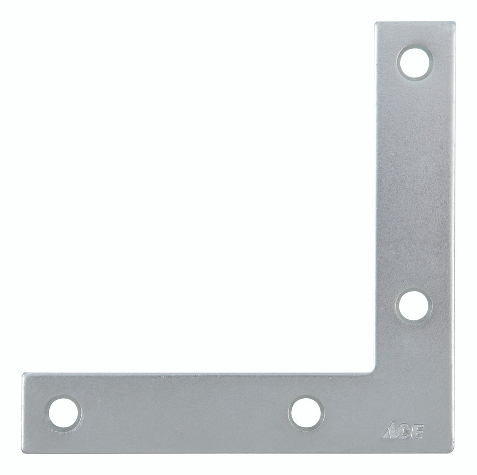 CORNER BRACE FLAT 4 ZINC