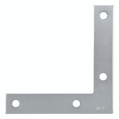 Corner Brace Flat 4 Zinc