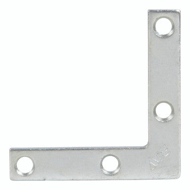 Corner Brace Flat 2 Zinc