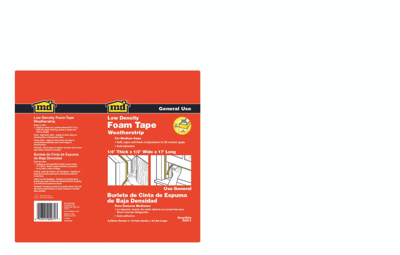 foam weather stripping 17 ft. door window sealing