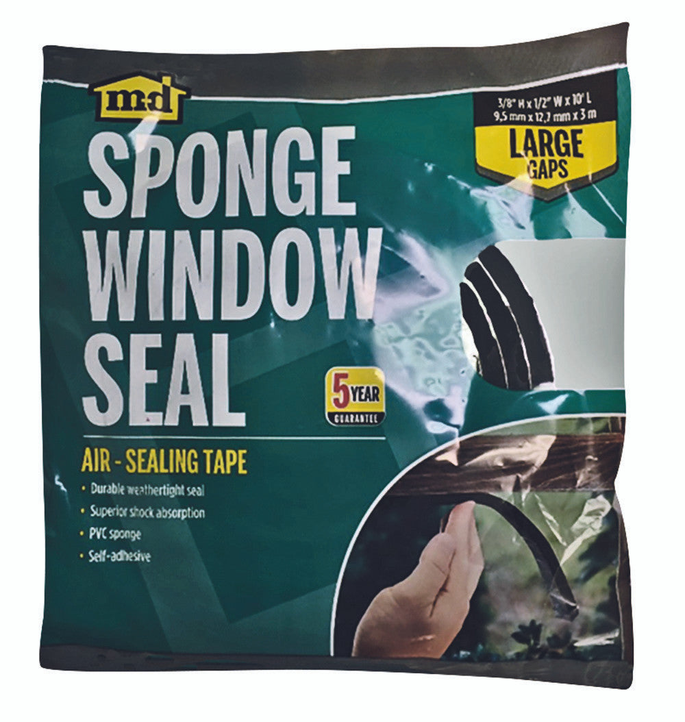 tape air seal 3/8 x 10' household supply break room facility