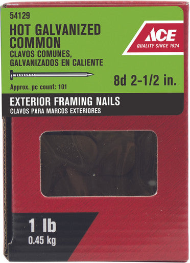 Common Nail Hot Dipped Galvanized 8D2.5 1#