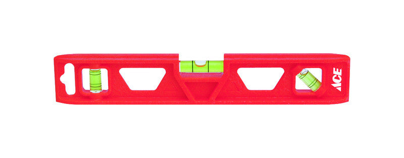 level torpedo 9 poly ace spirit level  alignment tool