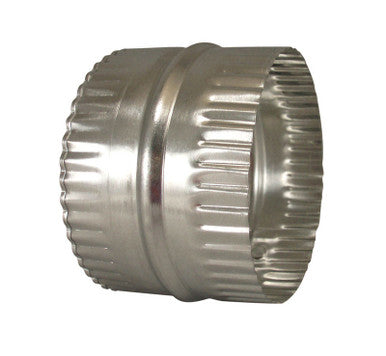 Deflect-O 3 in. L x 4 in. Dia. Silver Aluminum Duct Connector