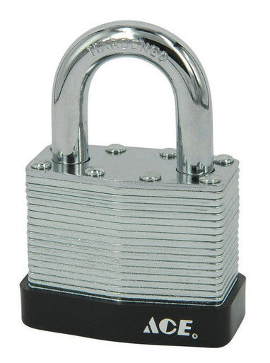 Ace 1-5/16 in. H x 1-9/16 in. W x 7/8 in. L Steel Double Locking Padlock