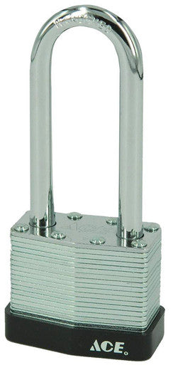 Ace 1-5/16 in. H x 1-9/16 in. W Steel Double Locking Padlock 1 pk