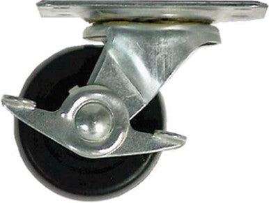 Shepherd 2-1/2 in. Dia. Swivel Soft Rubber Caster 100 lb. 1 pk