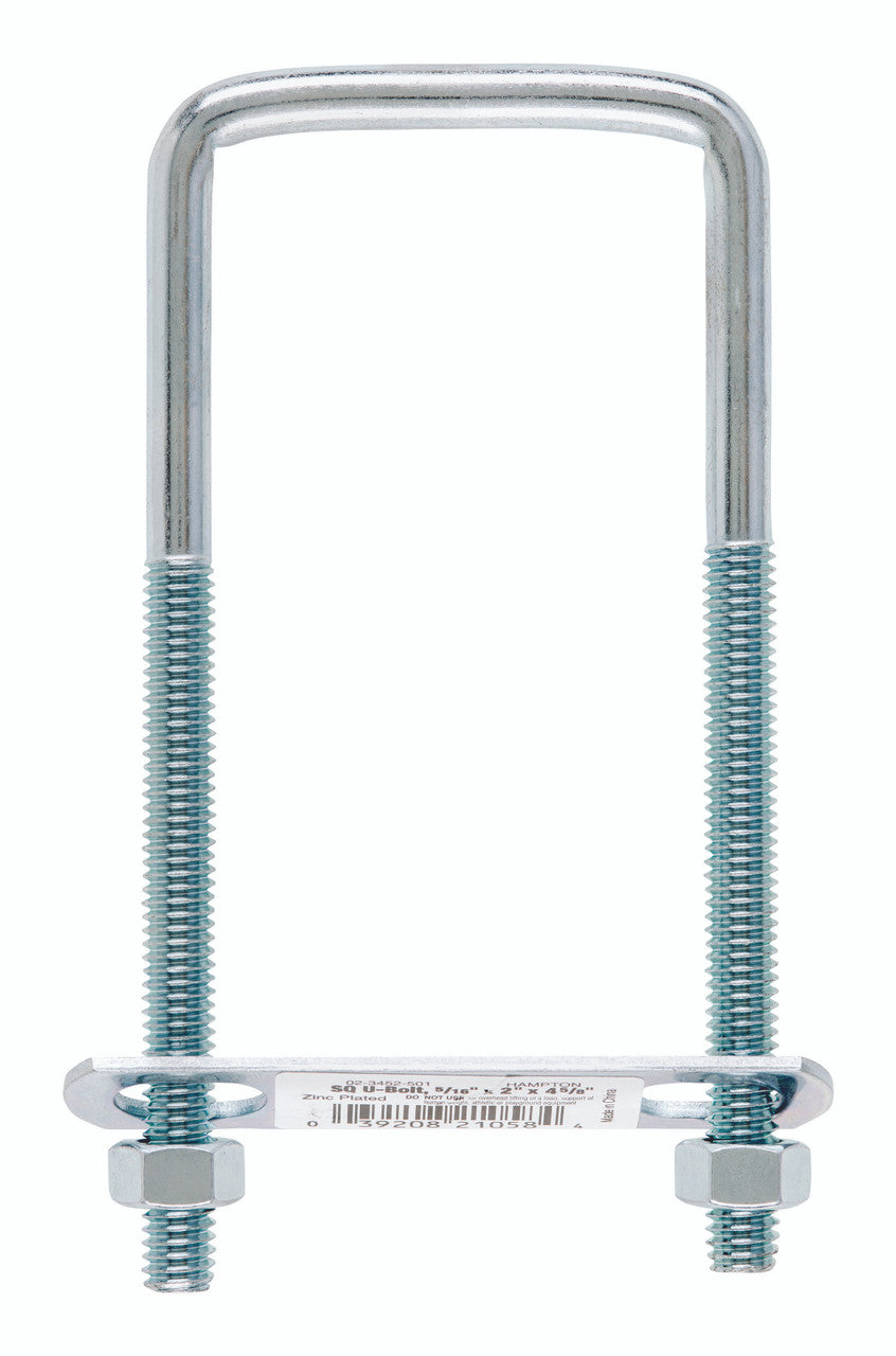 bolt u square 5/16 x 2 x 4.75 hardware