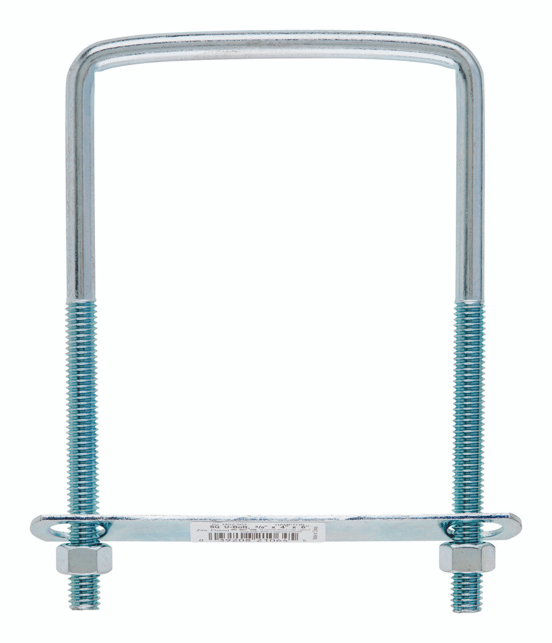 bolt u square 3/8 x 4 x 6 hardware