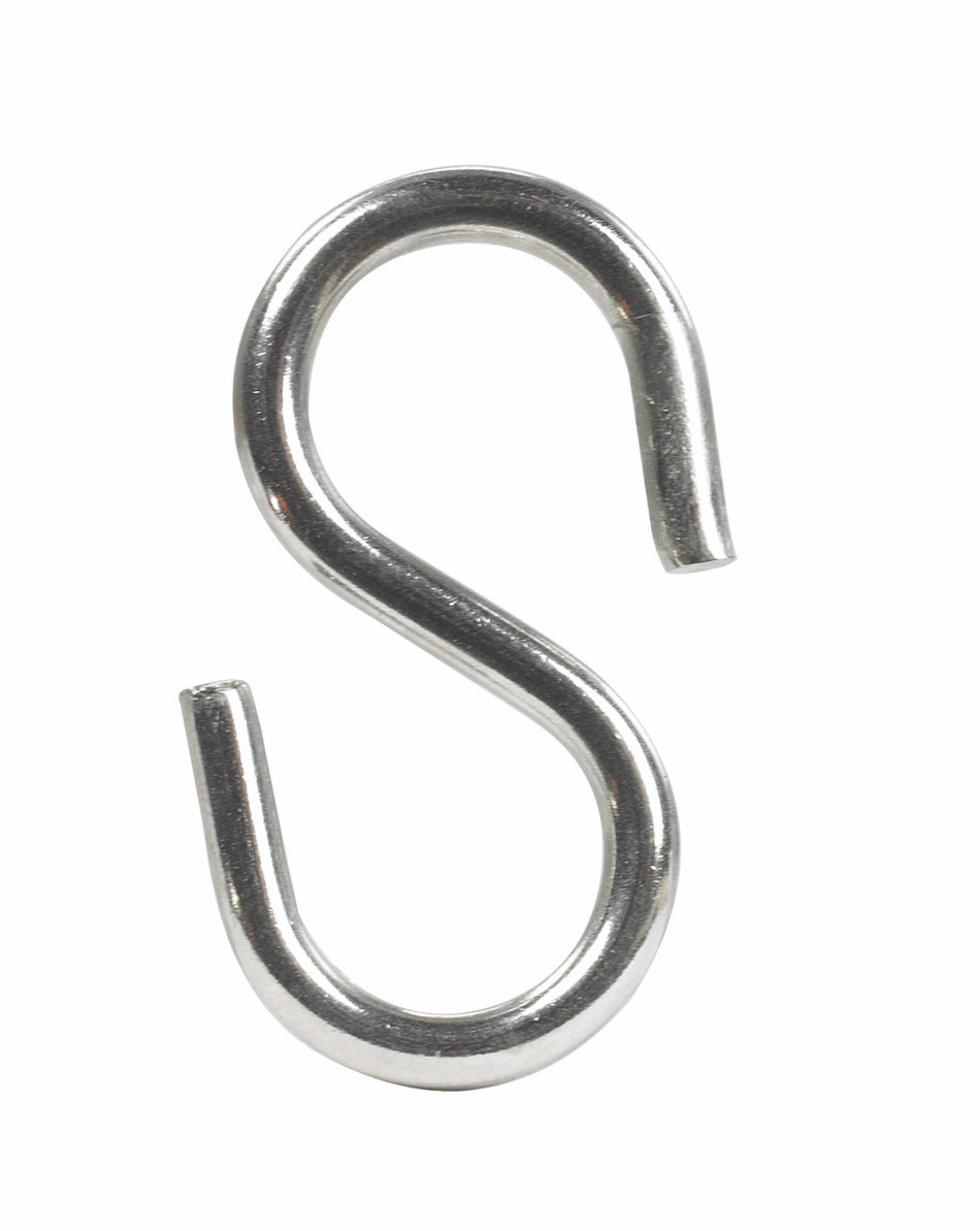 S HOOK MEDIUM .177 X 2.13 STAINLESS STEEL