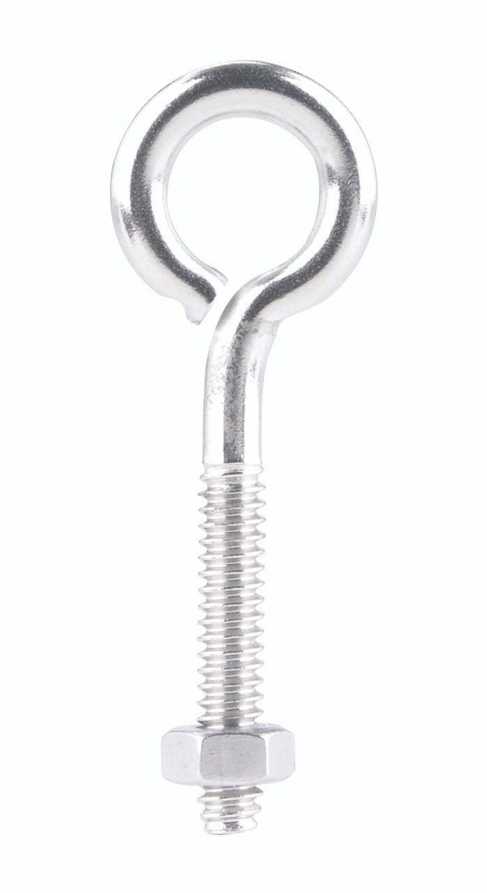 BOLT EYE 3/16 X 2 STAINLESS STEEL