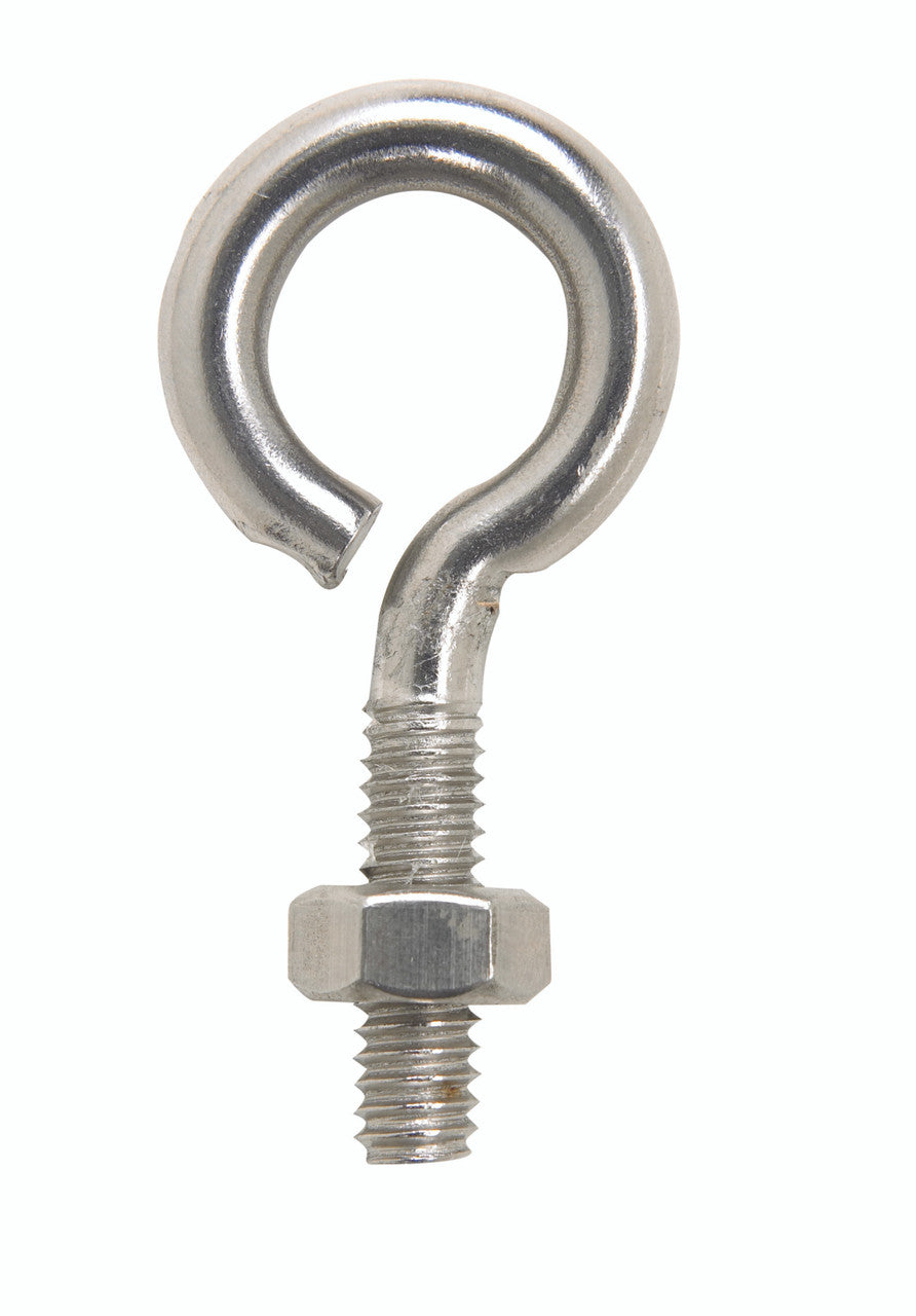 bolt eye 1/4 x 2 stainless steel hardware