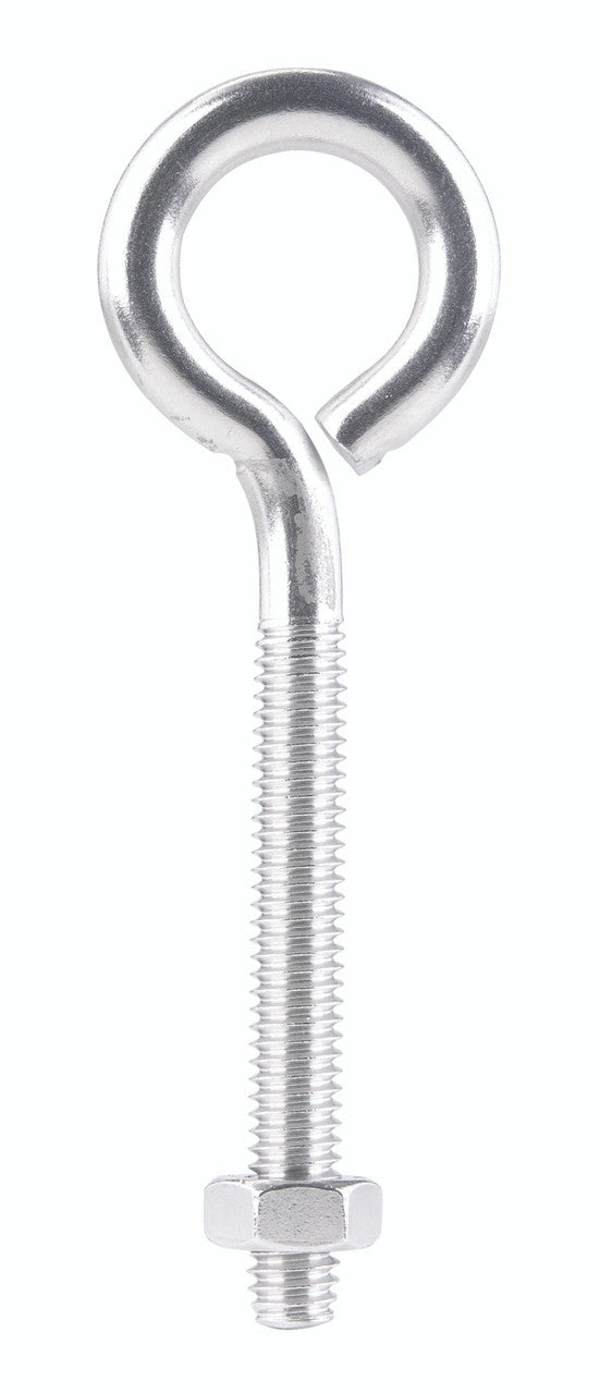 BOLT EYE 5/16 X 4 STAINLESS STEEL