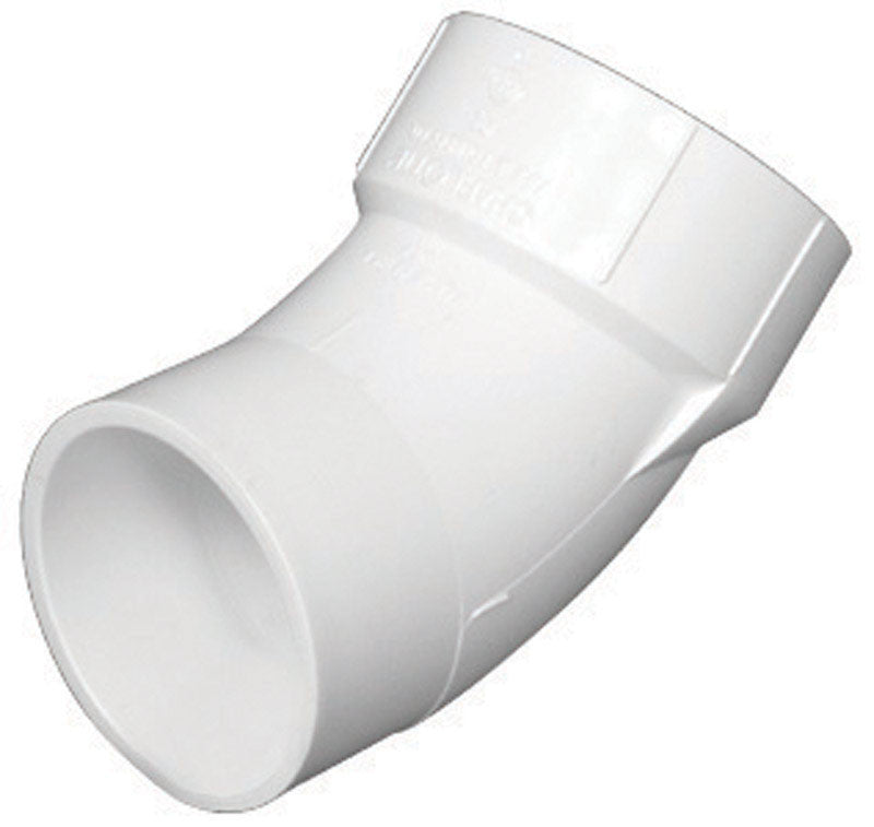 Charlotte Pipe Schedule 40 1-1/4 in. Hub x 1-1/4 in. Dia. Spigot PVC Street Elbow