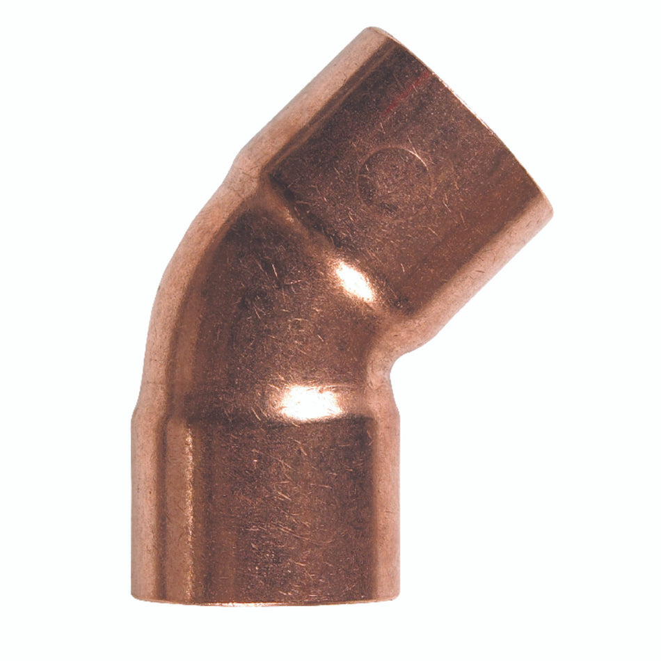 Mueller Streamline 1 in. Sweat x 1 in. Dia. Sweat Copper 45 Degree Elbow