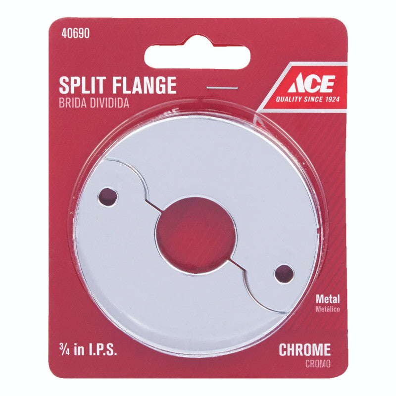 ace 3/4 in. steel split flange plumbing pipe tee