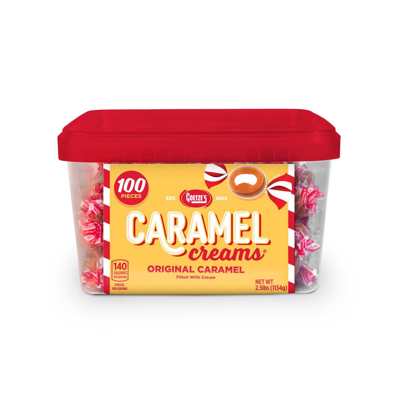 caramel hard candy  break room vending counter display