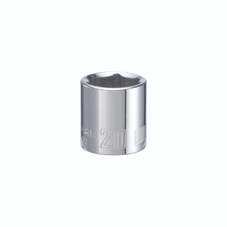 CRAFTSMAN SOCKET 3/8 DRIVE 20 MILLIMETER 6 POINT