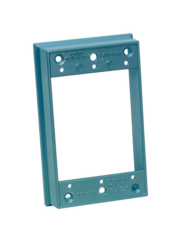 EXTENSION RING 1 GANG GRAY