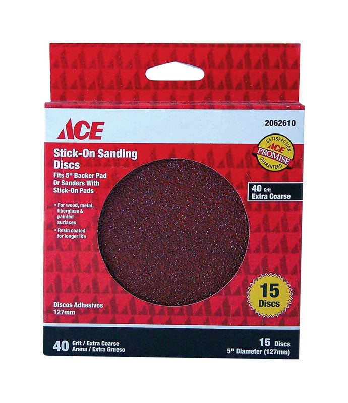 aluminum oxide sanding disc 40 grit coarse abrasive sanding