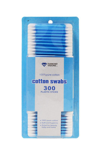 Diamond Visions Health and Beauty Swabs Cotton 300 pk