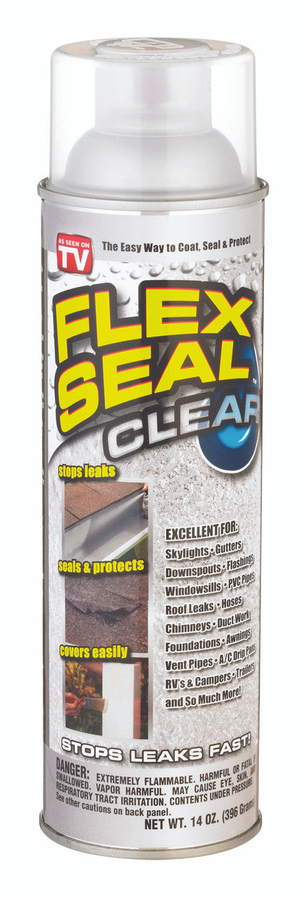 clear flex seal spray sealant 14 oz waterproofing