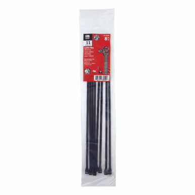 Ties Cable Black 11 Bag 8