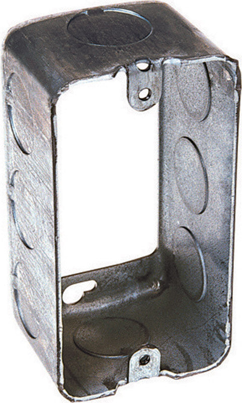 Raco 3-7/8 inch Rectangle Steel 1 gang Box Extension Gray