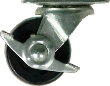 Shepherd 2 in. Dia. Swivel Soft Rubber Caster 90 lb. 1 pk