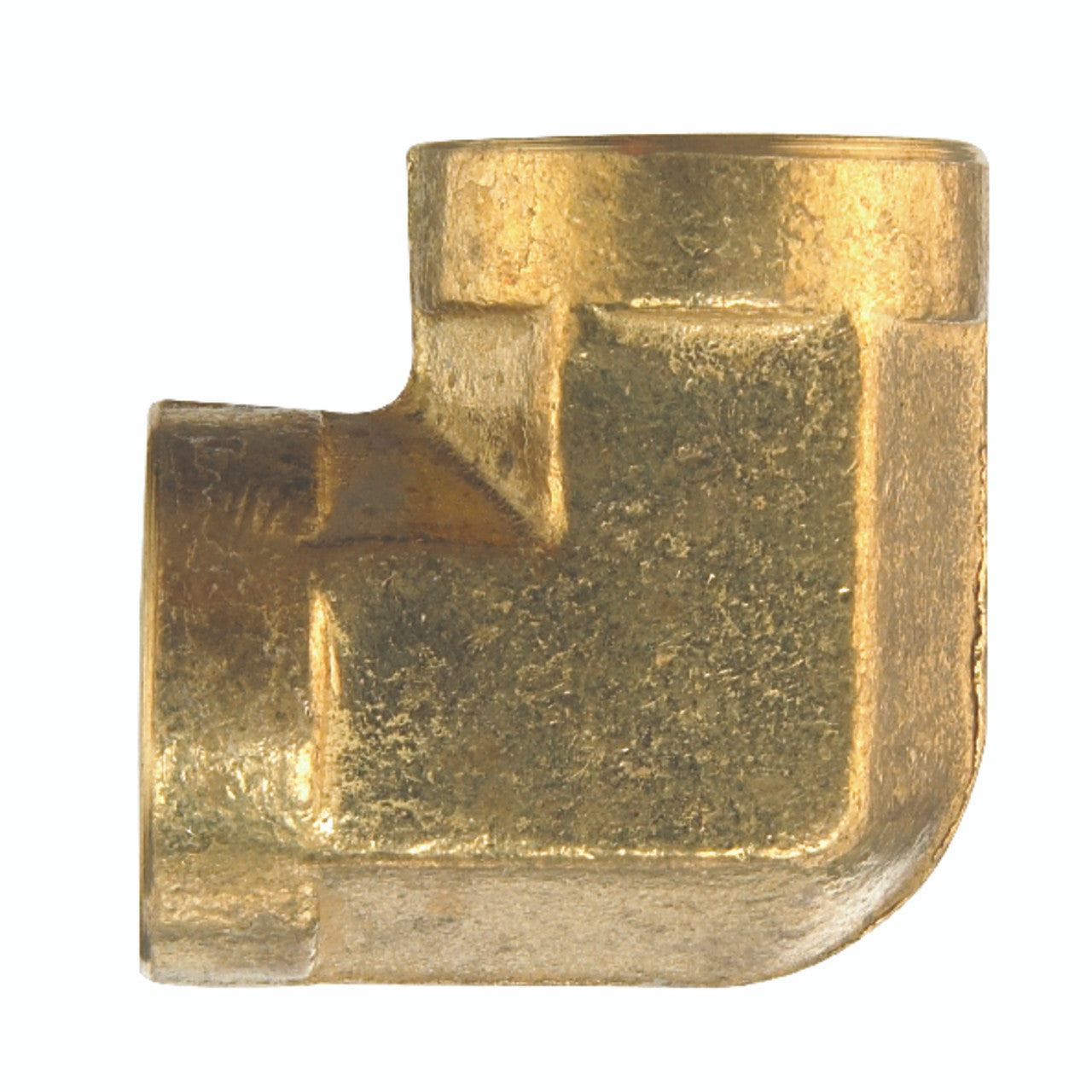 JMF brass 90 degree elbow 1/8 FPT lead-free NPT