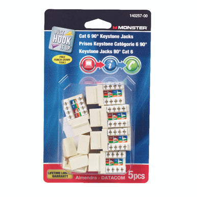 Jack CATegory 6 90 Almond 5 Pack