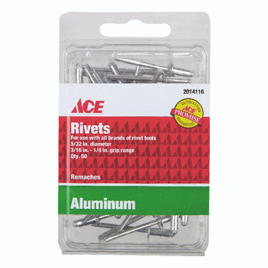 RIVET ALUMINIUM 5/32 X 1/4 ACE 50 PACK