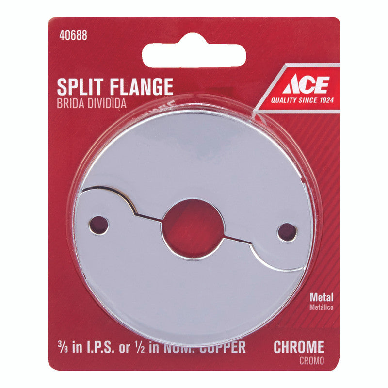 ace 3/8 in. steel split flange plumbing pipe tee