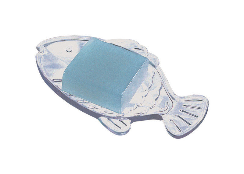 HOLDER SOAP FISH CLEAR