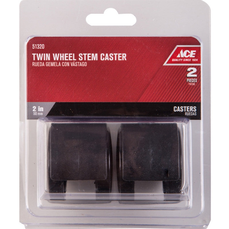 ace 2 in. dia. swivel twin caster 75 lb. 2 pk caster glide floor pad furniture hardware