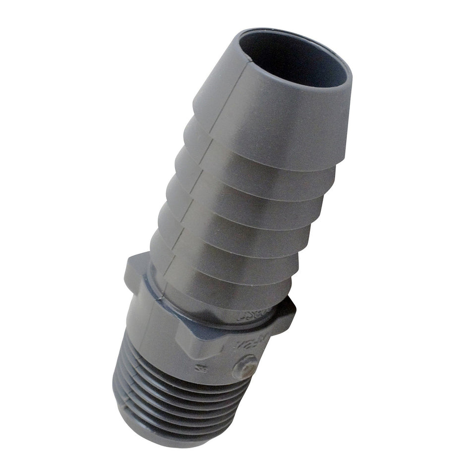 Lasco Schedule 40 3/4 in. MPT x 1 in. Dia. Insert PVC Reducing Male Adapter