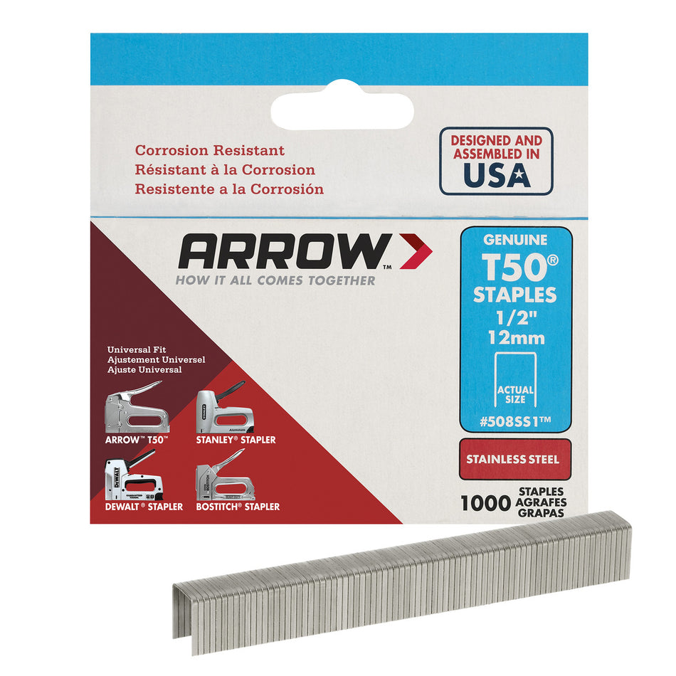 STAPLE 1/2 T50 STAINLESS