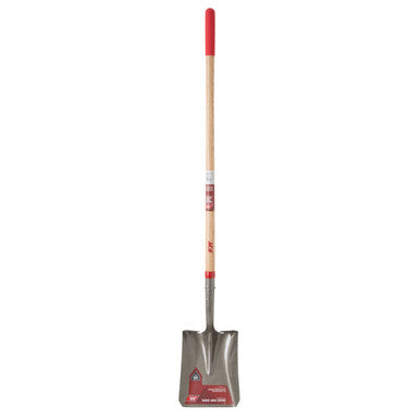 Ace Steel 9 in. W x 57.75 in. L Square Point Shovel Wood