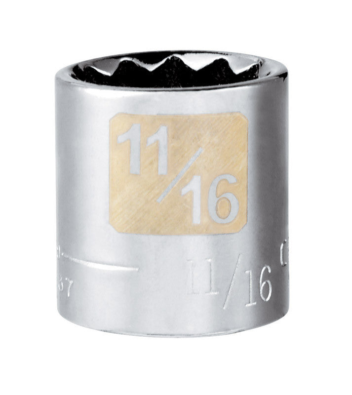 craftsman socket 3/8 drive 11/16 12 point  socket ratchet
