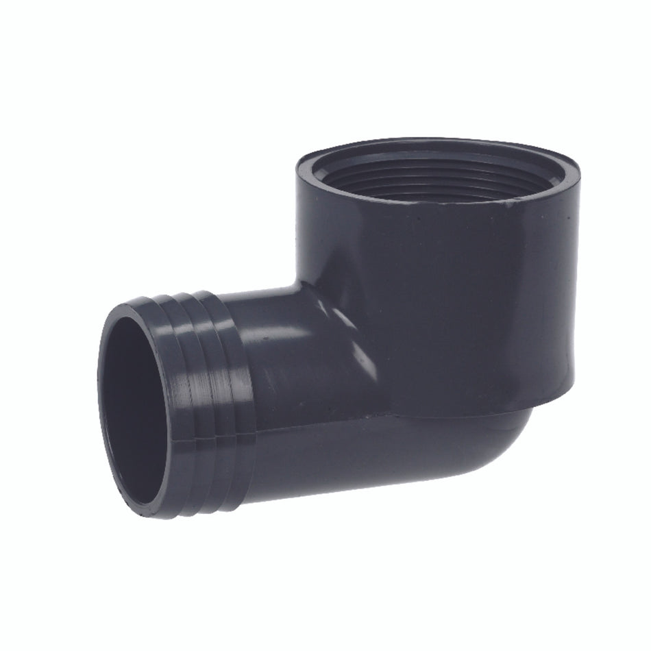Lasco Schedule 40 2 in. Insert x 2 in. Dia. FPT PVC 90 Degree Elbow