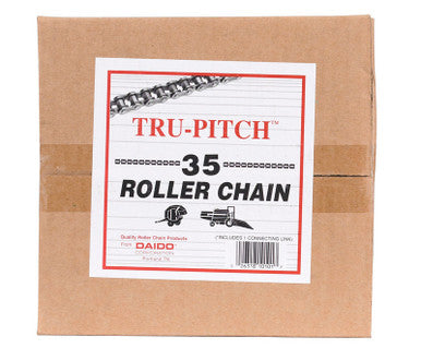 Daido Steel Roller Chain 1/8 in. Dia. x 1/2 in. L
