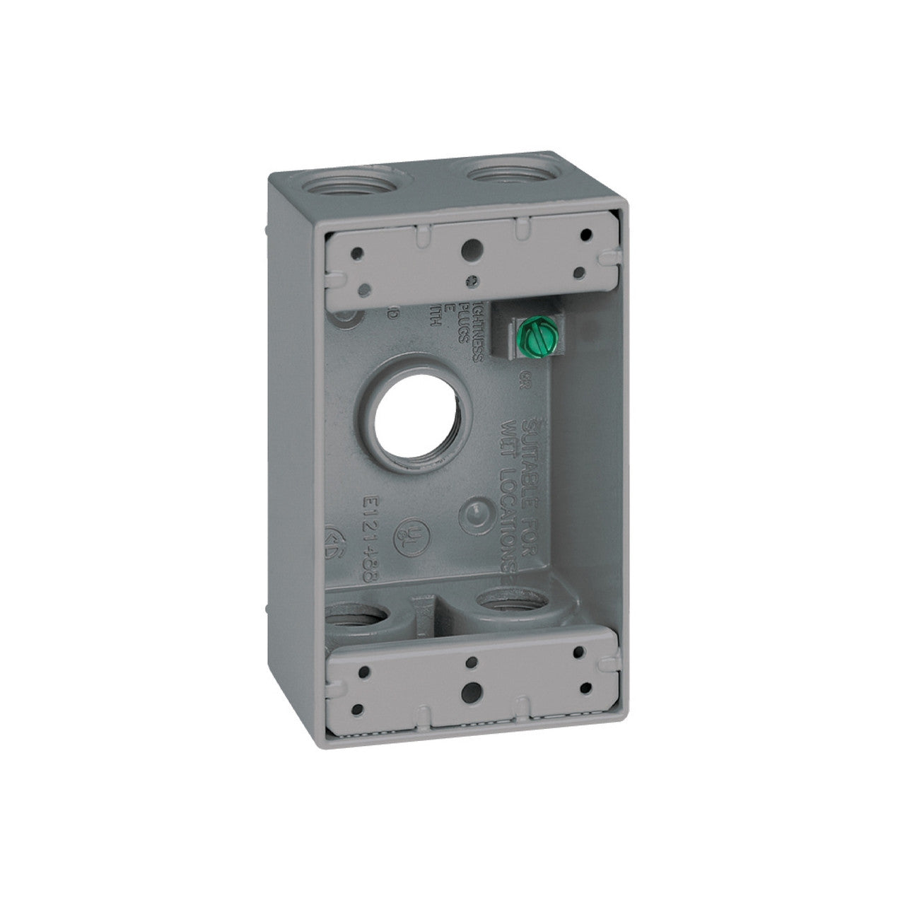 outlet box 1g 5h 1/2 gray electrical box 