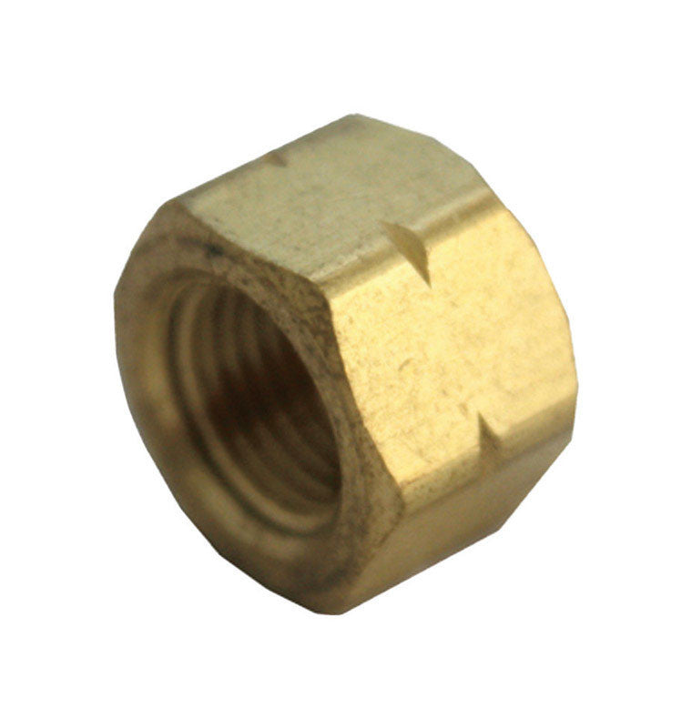 JMF 1/4 in. FPT Brass Cap