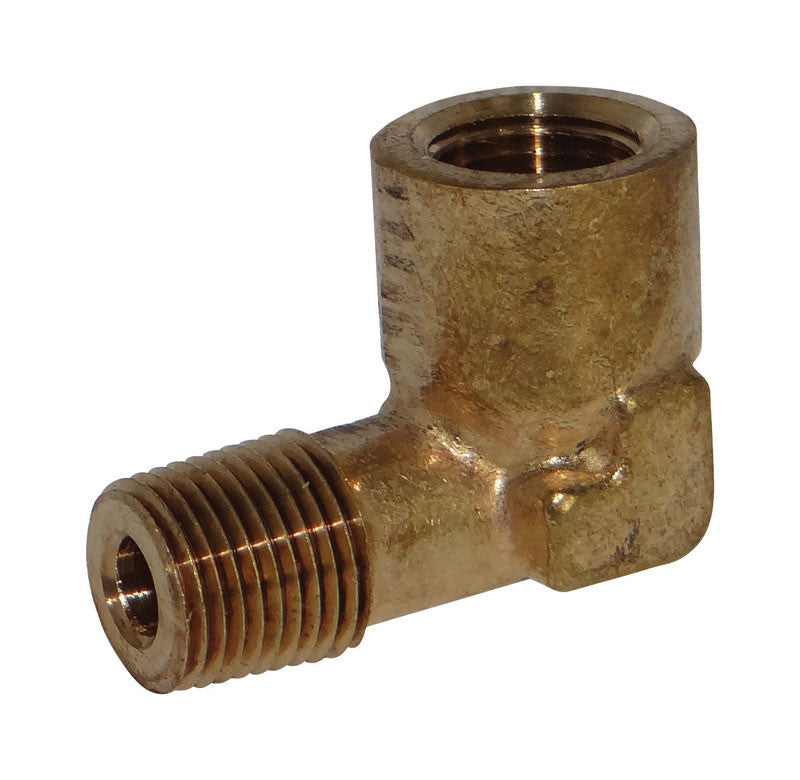 jmf 1/2 in. fpt x 1/2 in. dia. mpt brass 90 degree street elbow plumbing pipe elbow