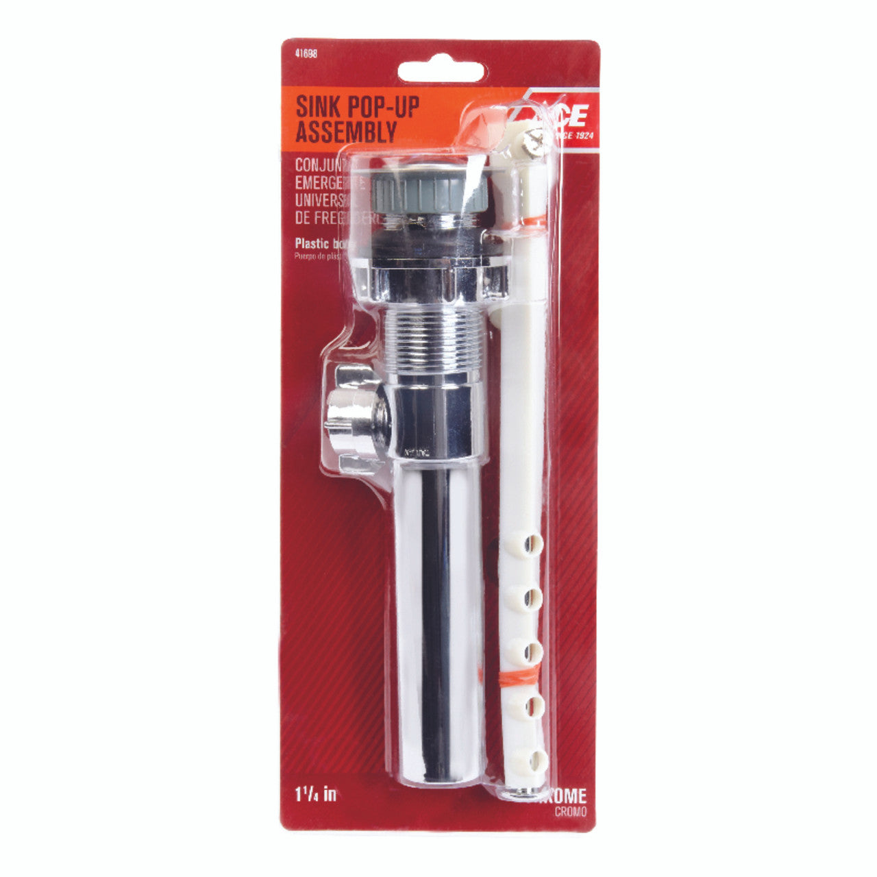ace 1-1/4 in. dia. chrome on abs plastic pop up assembly plumbing plumbing supply