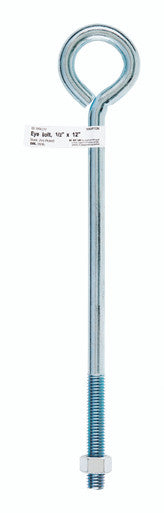 Bolt Eye With Nut 1/2 X 12