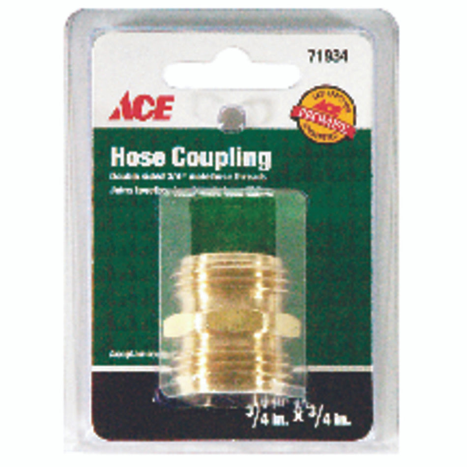 Ace 3/4 in. Brass Threaded Male Hose Coupling
