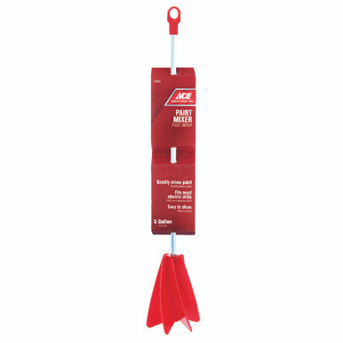 Ace 3 in. W x 18.25 in. L Polypropylene Paint Mixer For 5 Gallon Containers