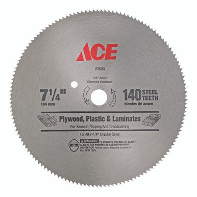 Blade Circular 7-1/4 Steel 140T