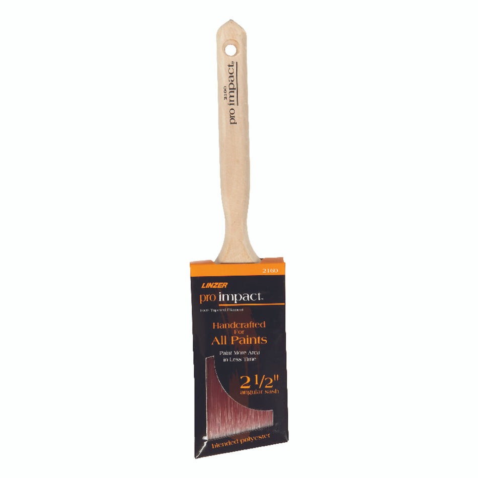 Linzer Pro Impact 2-1/2 in. W Angle Trim Paint Brush